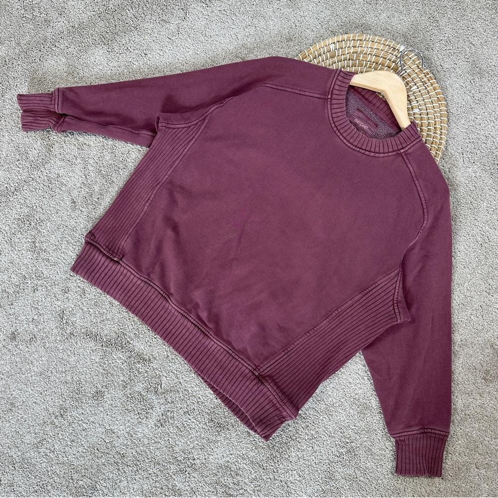 Aerie Dusty Rose Oversized Sweatshirt - Picture 2 of 15
